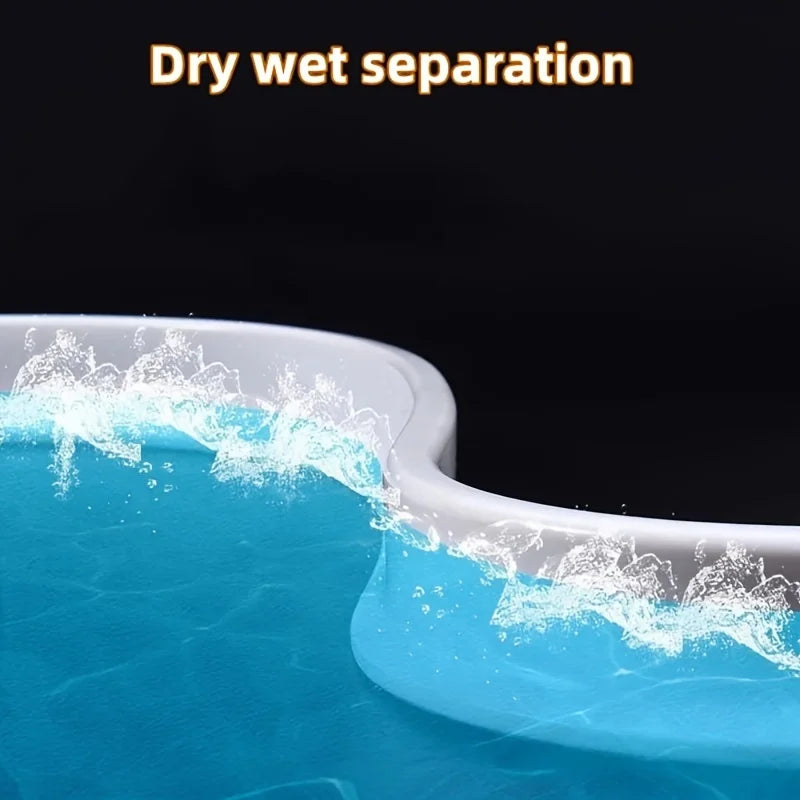 1PC 1-3M Bathroom Water Stopper Silicone Retaining Strip Water Shower Dam Flood Barrier Dry And Wet Separation Blocker