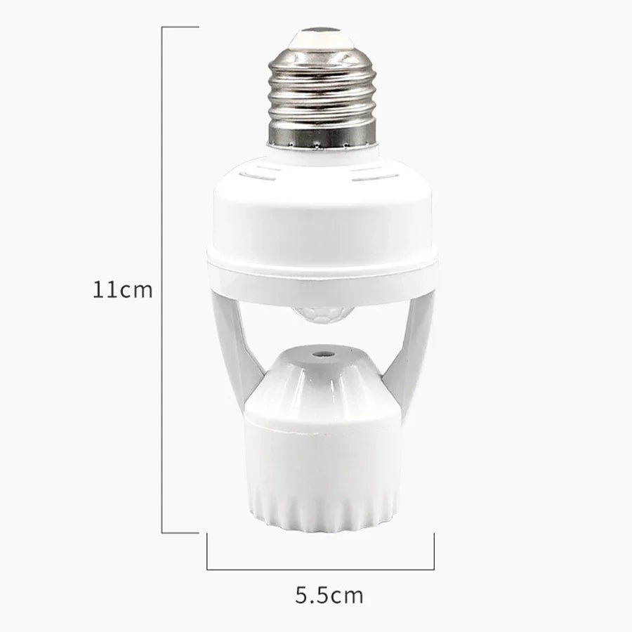 AC85-265V Motion Sensor Lamp Head Base E27 E26 Switch Bulb Holder Socket Adapter Converter Human Induction Infrared Body Sensor